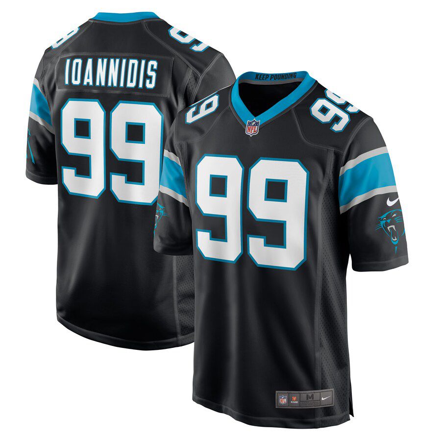 Men Carolina Panthers 99 Matt Ioannidis Nike Black Game Player NFL Jersey